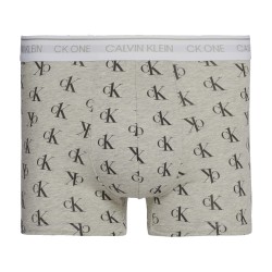  Boxer aderenti - CK One staggered logo grigio - CALVIN KLEIN NB2216A-SL4 