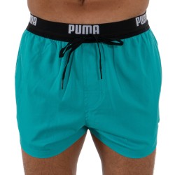  PUMA Logo Short Length Swimming Shorts - aqua -  100000030-003 