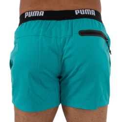  PUMA Logo Short Length Swimming Shorts - aqua -  100000030-003 