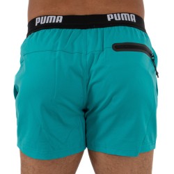  PUMA Swim Logo Kurze Badeshorts - aqua -  100000030-003 