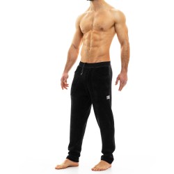  Smooth Knit - Pantalon velours gris - MODUS VIVENDI 09062 BLACK 