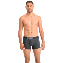  Lifestyle Sueded Cotton Boxershorts 3er Pack - weiß grau und schwarz - PUMA 681030001-325 