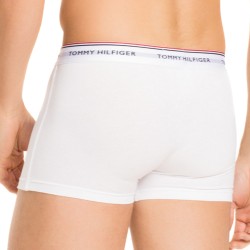  Lot of 3 cotton Stretch boxers Tommy Hilfiger - white - TOMMY HILFIGER 1U87903842-100 