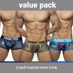 Trunk Tropical mesh push-up (Lot of 3)