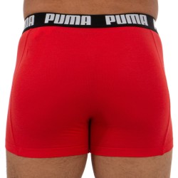  Basic Boxer Shorts 2 Pack - red and black - PUMA 521015001-786 