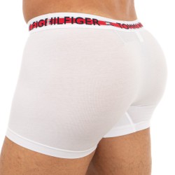  Boxer en coton bio stretch - blanc - TOMMY HILFIGER -UM0UM01892-YCD 