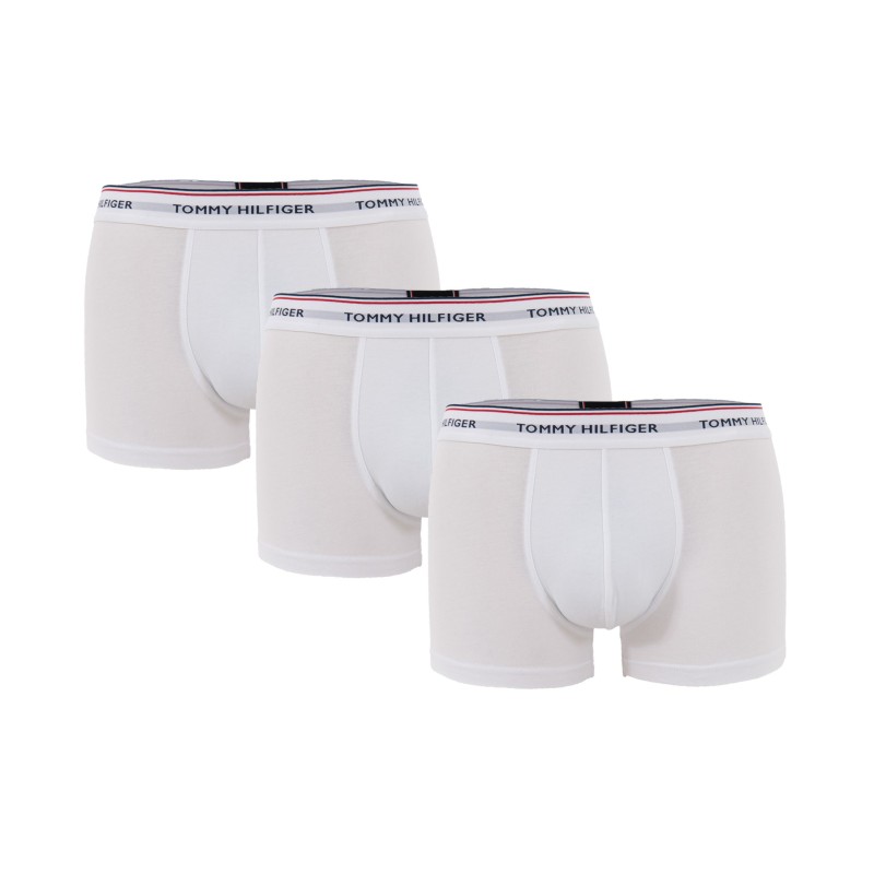  Lot de 3 boxers Cotton Stretch Tommy Hilfiger - blanc - TOMMY HILFIGER 1U87903842-100 