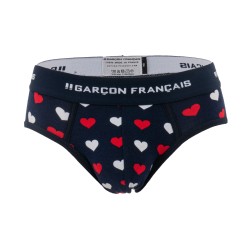  Lovely Heart Brief - GARÇON FRANÇAIS SLIP18-COEURS 