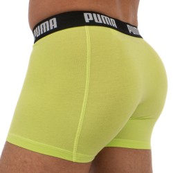  Lot de 2 boxeurs Basic - lime - PUMA 521015001-010 