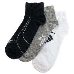  Lot de 3  paires de chaussettes PUMA Graphic - blanc gris et noir - PUMA 261091001-325 