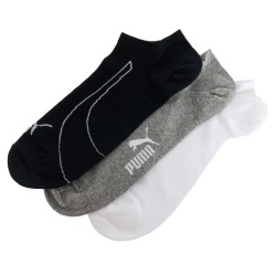  Lot de 2 paires de socquettes PUMA Graphic - blanc gris et noir - PUMA 261090001-325 