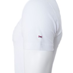  Tee-Shirt Uni col V blanc - EDEN PARK E351E60 001 