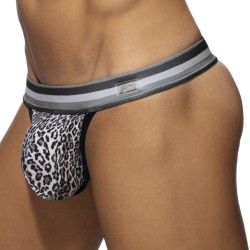  Léopard Stripe ass Freedom swimderwear - charbon - ADDICTED ADS269-C15 