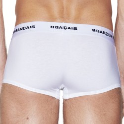  Le Boxer blanc Indispensable - GARÇON FRANÇAIS SHORTY12 BLANC PACK 