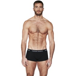  Boxer nero indispensabile - GARÇON FRANÇAIS SHORTY12 NOIR PACK 