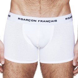  Le Boxer long blanc Indispensable - GARÇON FRANÇAIS BOXER13 BLANC PACK 