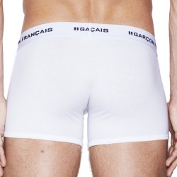  Le Boxer long blanc Indispensable - GARÇON FRANÇAIS BOXER13 BLANC PACK 