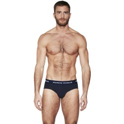  Navy Blue brief Essential - GARÇON FRANÇAIS SLIP19 BLEU MARINE PACK 