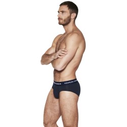  Navy Blue brief Essential - GARÇON FRANÇAIS SLIP19 BLEU MARINE PACK 