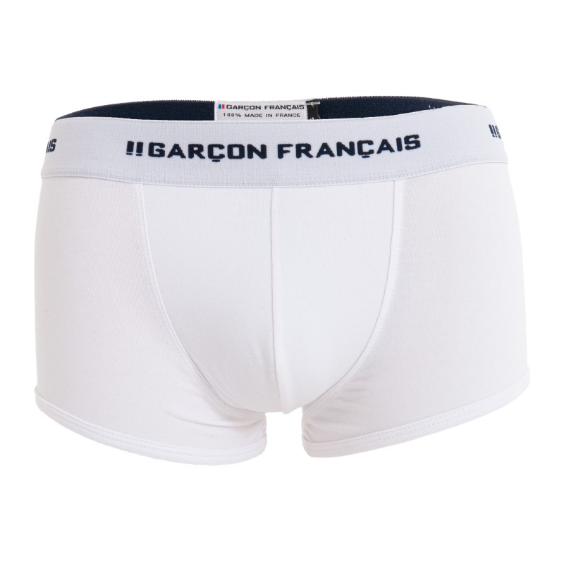  Le Boxer blanc Indispensable - GARÇON FRANÇAIS SHORTY12 BLANC PACK 