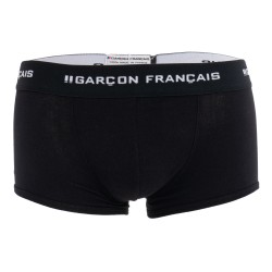  Le Boxer noir Indispensable - GARÇON FRANÇAIS SHORTY12 NOIR PACK 