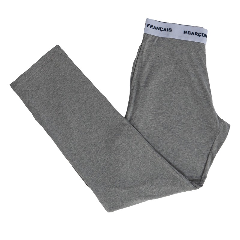  Pantalón de pijama gris - GARÇON FRANÇAIS PANTDET18 LONG GRIS 