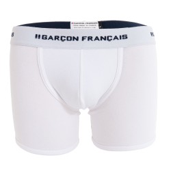  Boxer lungo bianco Indispensabile - GARÇON FRANÇAIS BOXER13 BLANC PACK 