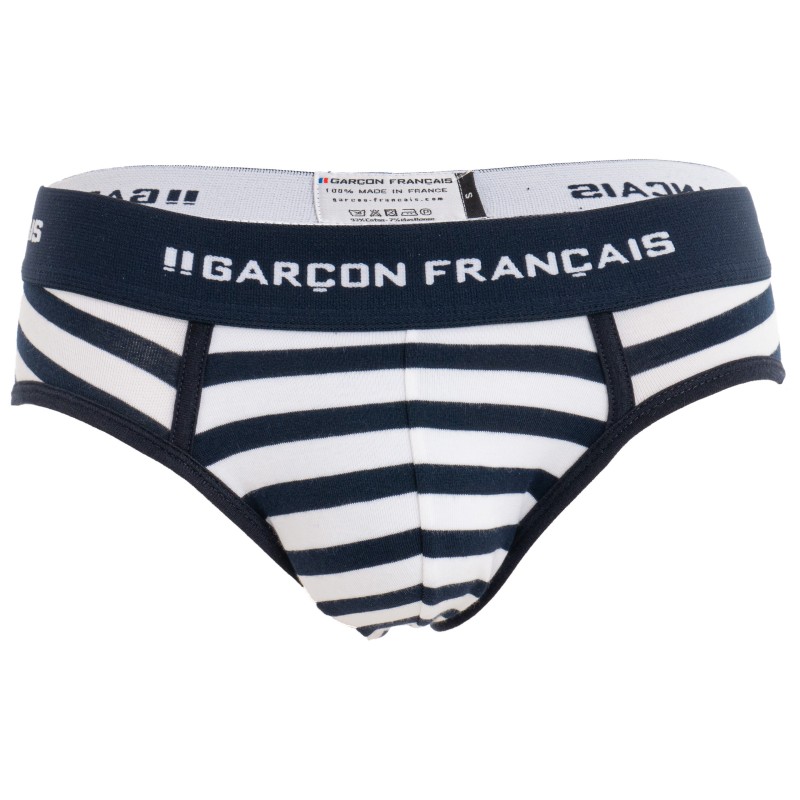  Slips gestreift - GARÇON FRANÇAIS SLIP16 MARINE/BLANC 