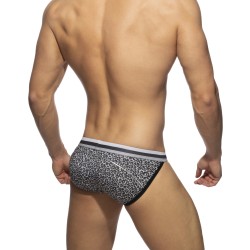  Leopard Stripe - traje de baño gris - ADDICTED ADS268-C15 