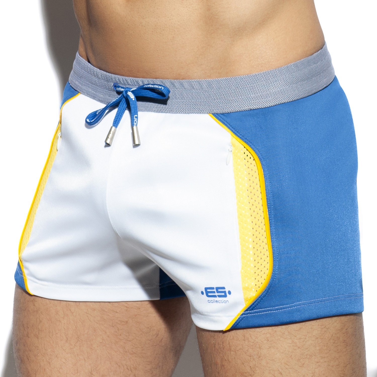 White sports shorts ES collection sale of Short for men ES coll...