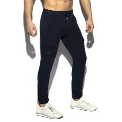  Pantalon Pique - bleu marine - ES COLLECTION SP259 C09 