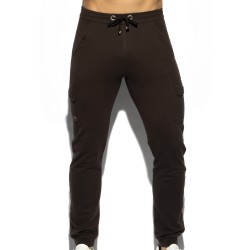  Pantalon Pique - marron - ES COLLECTION SP259 C13 