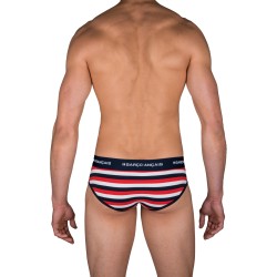  Patriot Striped brief - GARÇON FRANÇAIS SLIP16 ROUGE/MARINE/BLANC 