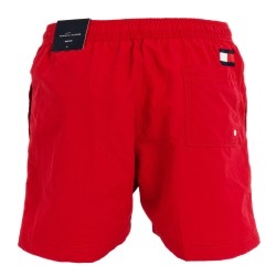  Flag Drawstring Mid Length Slim Fit Swim Shorts - red - TOMMY HILFIGER UM0UM02048-XLG 