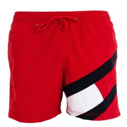  Bañador de corte slim con cordón y logo - rojo - TOMMY HILFIGER UM0UM02048-XLG 