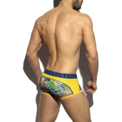  Slip Floral mesh - jaune - ES COLLECTION UN418-C03 