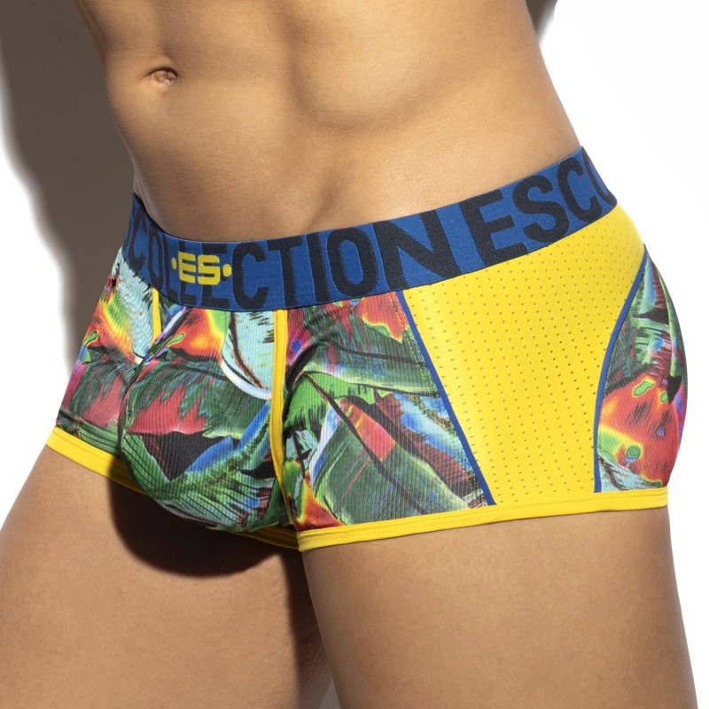  Trunk Floral mesh - jaune - ES COLLECTION UN418-C03 