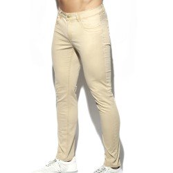  Pantalon Slim - beige - ES COLLECTION ESJ057-C28 