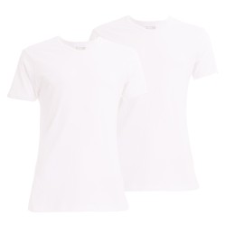 Pack de 2 camisetas con cuello de pico Everyday - blanco