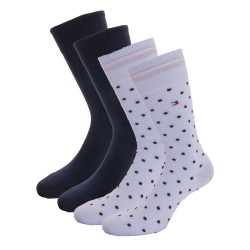  2-Pack Polka Dot Socks - blue - TOMMY HILFIGER 100002654-002 