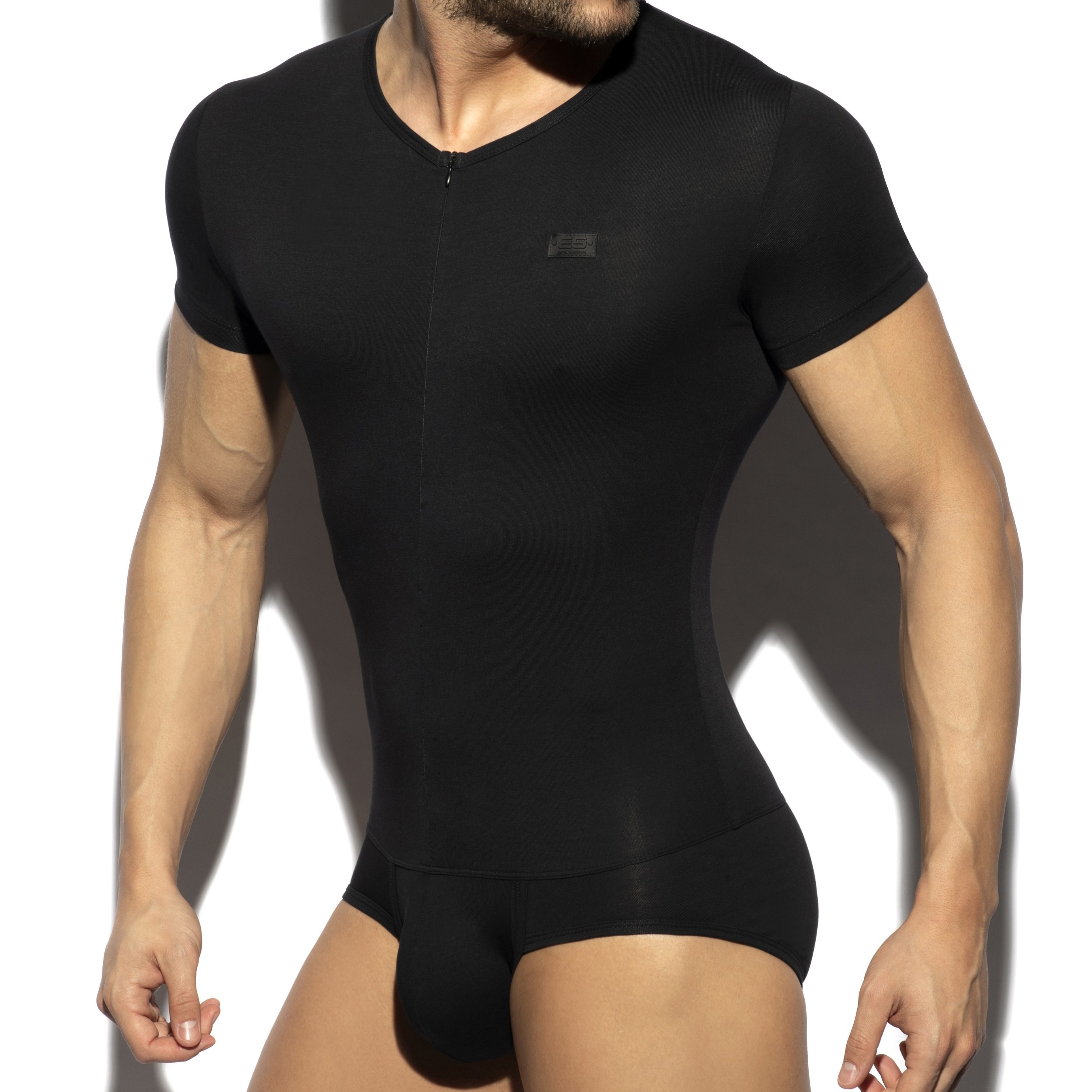 Bodysuit Cotton - black - ES collection : sale of Body for men ES c