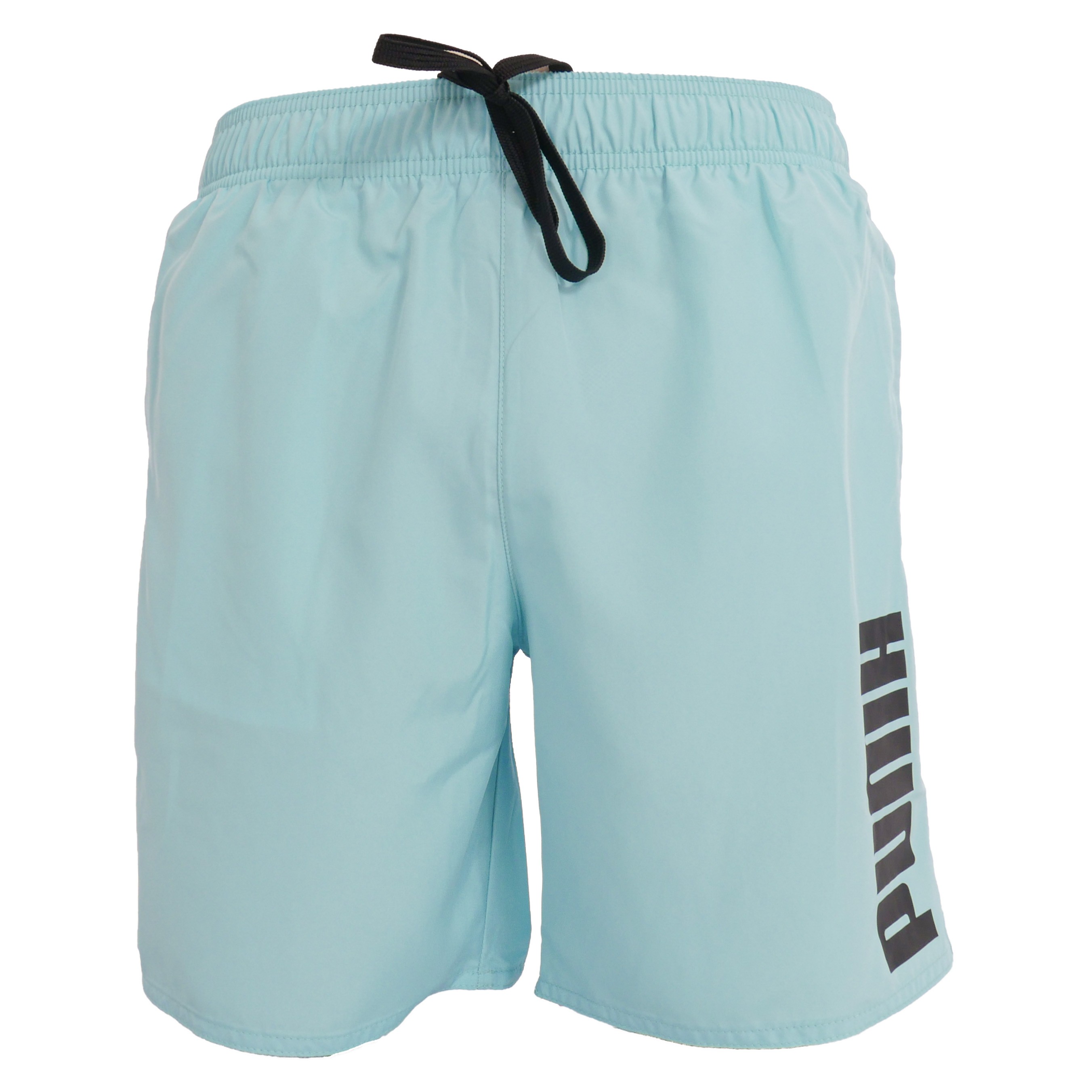 Vintage Men's Shorts for Swimming " Puma Sport Life Style " Collection Turquoise Blue Color Clothing Gender-Neutral Adult Clothing Shorts 