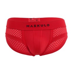  Slip Mesh - red - MASKULO BR072-10 