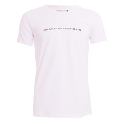  Le t-shirt blanc - GARÇON FRANÇAIS TSHIRT21-BLANC 