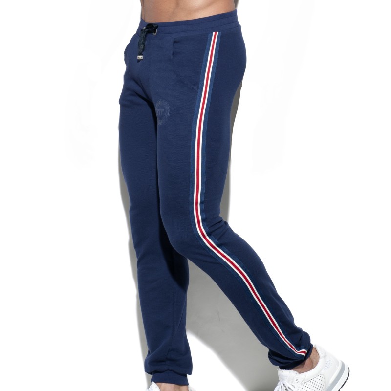  Pantalon sport FIT TAPE - marine - ES COLLECTION SP209-C09 