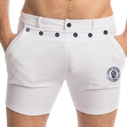  Matelot - Short Blanc - L'HOMME INVISIBLE HW159-MAT-002 