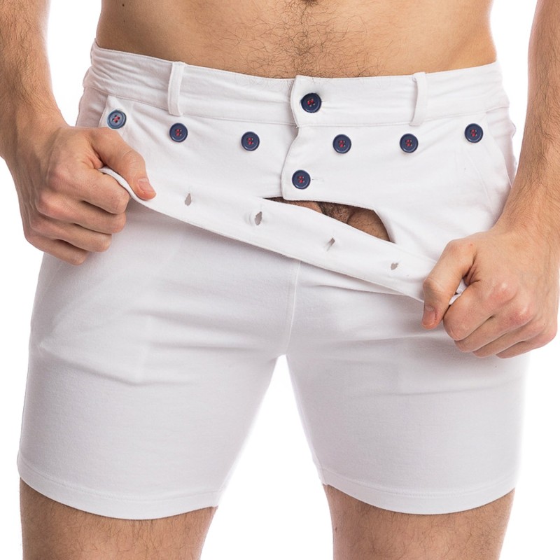  Matelot - White Shorts - L'HOMME INVISIBLE HW159-MAT-002 