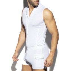  Sleeveless boysuit - blanc - ES COLLECTION SP257-C01 