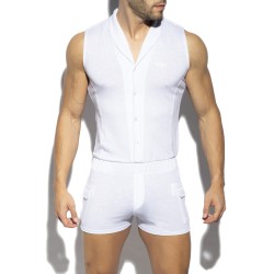  Sleeveless boysuit - blanc - ES COLLECTION SP257-C01 