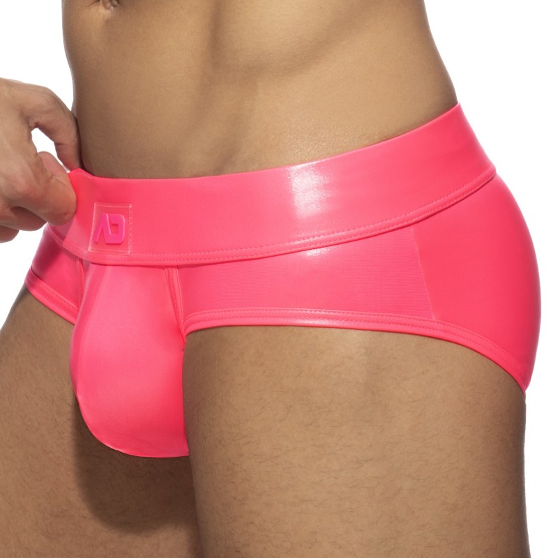  Slip néon SHINY - rose fluo - ADDICTED AD987-C34 